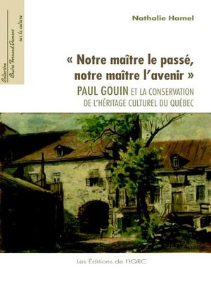 cover image of Notre maître le passé, notre maitre l'avenir